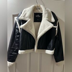 Hollister faux Sherpa lined jacket